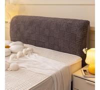 JANEMUA Copri Testiera, Elastico Tutto Compreso, Colore Puro, Per Arredamento Camera Da Letto, Per Letti Singoli, Matrimoniali E King Size- Gray||Length 160 * 60cm
