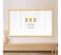 JANEMUA Custodia protettiva per TV, custodia decorativa per TV a motivi semplici, universale per scrivania/superfici curve, custodia antipolvere per decorazione interna del soggiorno||52inch