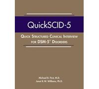 Janet B. W. Willi Quick Structured Clinical Interview for DSM-5 Dis (Tascabile)