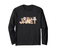 Janet Cat Trees - Albero per Gatti Personalizzato con Nome Carino Word Art Maglia a Manica