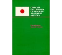 Janet E. Hunter Concise Dictionary of Modern Japanese History (Tascabile)