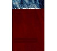 Janet Giltrow Legal Meanings (Copertina rigida)