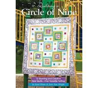 Janet Houts Jean Ann Wright Quilting a Circle of Nine (Tascabile)