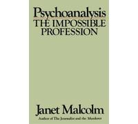Janet Malcolm Psychoanalysis (Tascabile)