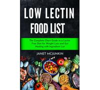 Janet McJunkin Low Lectin Food List (Tascabile)