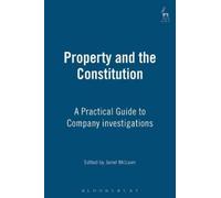 Janet McLean Property and the Constitution (Copertina rigida)