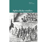 Janet Todd Aphra Behn Studies (Tascabile)