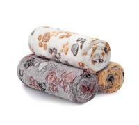 Janety Dog Blankets 3PCS, Dog Cat Blanket 76×52cm