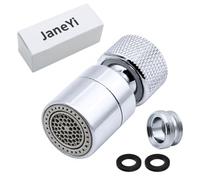 JaneYi 360° Girevole Tocca Aeratore Ottone Regolabili Cucina Bagno