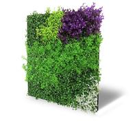 JANGAL Pannelli acustici Modulabili in FLORA sintetica ULTRAREALISTICA 52x52cm mod. VIOLET