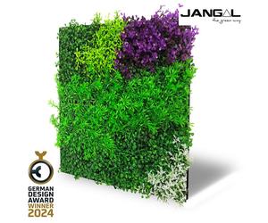 JANGAL Pannelli acustici Modulabili in FLORA sintetica ULTRAREALISTICA 52x52cm mod. VIOLET