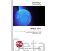 Janice Huff: American Meteorological Society, Florida State University, American Lung Association, Bronx Community College