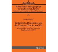 Janika Bischof Testaments, Donations, and the Values of Books (Copertina rigida)