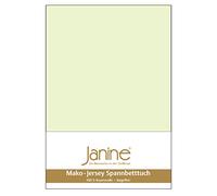 Janine - 5007, lenzuolo con angoli, tricot 140/200 cm - 160/200 cm limone