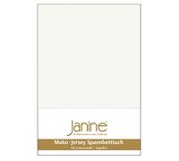 Janine - 5007, lenzuolo con angoli, tricot 140 cm x 200 cm ecru