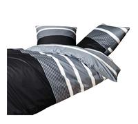 Janine Biancheria Da Letto 2 Pezzi - J.D., Mako-Satin, Cotone, Striato