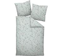 Janine Biancheria da letto in Seersucker Tango 20076-08, 1 copripiumino 135 x 200 cm + 1 federa 80 x 80 cm