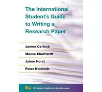 Janine Carlock Maeve Eberhardt The International Student's Guide t (Tascabile)