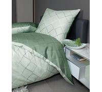 Janine Design Biancheria da letto in raso makò J.D. 87053-06 con 1 copripiumino 135 x 200 cm + 1 federa 80 x 80 cm