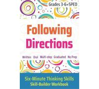 Janine Toole Following Directions (Grades 3-6 + SPED) (Tascabile)
