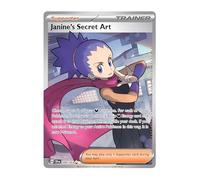 Janine's Secret Art 088/064 - Carta ultra rara per allenatore, carte Pokémon lucide, carte Pokemon rare, favola avvolta, Pokemon Scarlatto e viola, autenticato Titan Cards