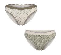 janira Confezione da 2 Slip da Donna in Cotone Brislip Coquettes 1031497