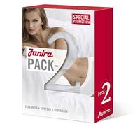 JANIRA donna 2 slip BIANCO mutandina cotone MIDI ESSENCIAL conf.risparmio PACK-2