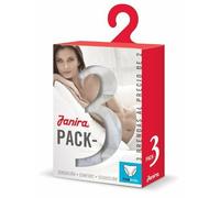 JANIRA donna 3 slip NERO mutandina alta cotone MAXI ESSENCIAL conf.risparmio PAC