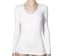Janira, maglietta a maniche lunghe in cotone Day Cotton bianco L