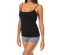 JANIRA Maglietta Bretelle, Nero , XL