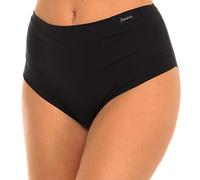 JANIRA Slip Cotton Band Alta Invisible Slip, Nero , M