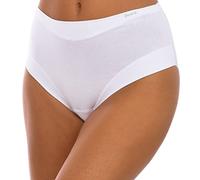 Janira Slip invisibile con fascia di cotone da donna in tessuto elastico 1031863, bianco, M