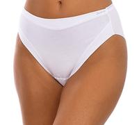 Janira - Slip invisibili in cotone elasticizzato, colore bianco, taglie dalla S alla XL bianco L