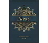 Janis - Cuaderno de notas: Cuaderno A5 | Nombre personalizado Janis | Regalo de cumpleaños para la esposa, mamá, hermana, hija | Diseño: mandala | 120 páginas rayadas, formato A5 (14.8 x 21 cm)