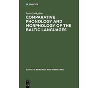 Janís Endzelíns Comparative Phonology and Morphology of the B (Copertina rigida)