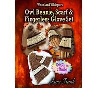 Janis Frank Owl Beanie, Scarf and Fingerless Glove Set (Tascabile)