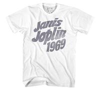 Janis Joplin - 1969 Testo - Manica Corta - Adulti - T-Shirt