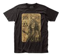 Janis Joplin Concert Ticket 1969 Rock Soul Blues Uomo Aderente Maglia JOP05