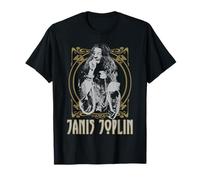 Janis Joplin Gold Framed Maglietta