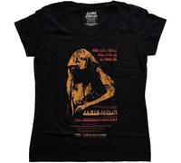 Janis Joplin Madison Square Garden (Soft Hand Inks) Black L Donna Maglietta