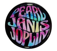Janis Joplin Pearl Emblem Colour Pin Badge