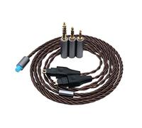 Janjunsi Cavo Audio di Aggiornamento Cavo Sostitutivo Compatibile con Sennheiser HD580/HD650/HD660/HD600S/HD414/HD25 Cuffie - Spina 3 in 1 con Connettore da 2.5mm/3.5mm/4.4mm