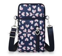 JANKS Borsetta Tracolla Donna Piccola, Mini Borsa Porta Cellulare con Crossbody Strap Phone Portafoglio Borsa A Tracolla Nylon Arm Bag