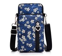 JANKS Borsetta Tracolla Donna Piccola, Mini Borsa Porta Cellulare con Crossbody Strap Phone Portafoglio Borsa A Tracolla Nylon Arm Bag
