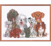 Janlynn Cani 1-Pezzo di Duckport contati Punto Croce Kit