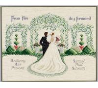 Janlynn Counted Cross Stitch from This Day Forward-Kit per Punto Croce contato, Cotone, Multicolore, By The Yard