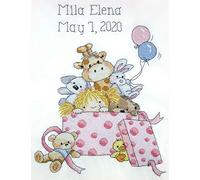 Janlynn - Kit per punto croce, in poliestere, colori assortiti