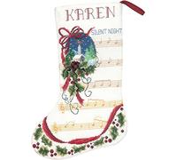 Janlynn Kit Punto Croce con Calza della Notte silenziosa, Cotone, Multicolore, 26 x 38 x 0.1 cm