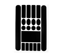 Janmobrian Adesivi Bici, Sticker Bici 3 Set Bicycle Catena di Protezione Adesivo Mountain Bike Care Pieghevole Telaio Pellicola Protezione Autoadesivo AntiGraffio(A)