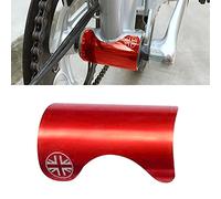 Janmobrian Adesivi Bici, Sticker Bici Pad di Protezione del Telaio della Bicicletta 2 PCS Uso Adatto per la parentesi Fondo Bici Pieghevole BB. Adesivo Proteggi Guardia Outdoor Cycling Accesso(Red)